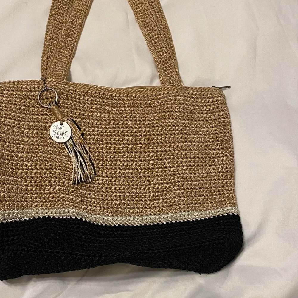 The Sak Tan Crochet Shoulder Bag - Picture 6 of 6